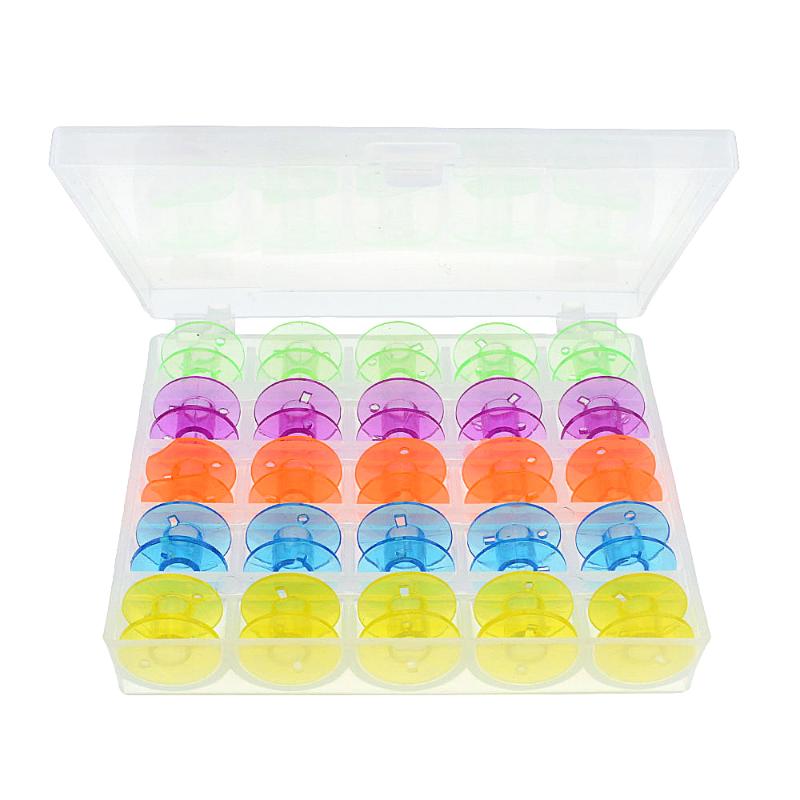

DOMESTIC SEWING MACHINE BOBBIN PLASTIC# 2518P 25PCS / BOX GOOD QUALITY