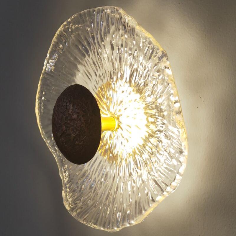

Postmodern light luxury copper wall lamp living room background wall decoration lamp bedroom bedside corridor aisle