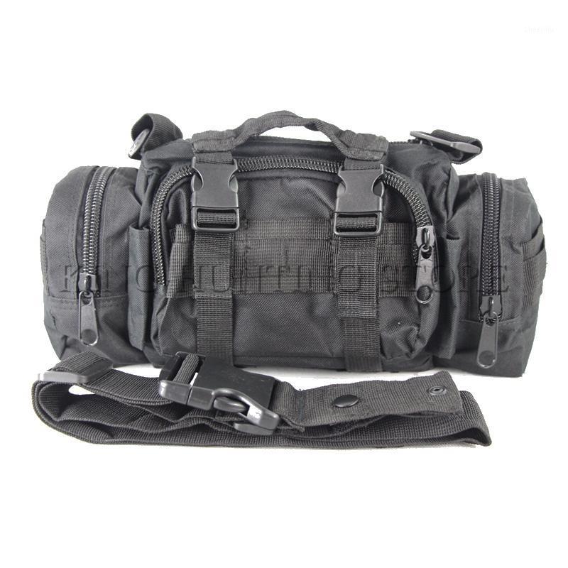 

Tactical Utility Response Shoulder Hand Bag Multipurpo SE Waist Bag Outdoor 3P Waist Camping Hiking Tactical1, Black