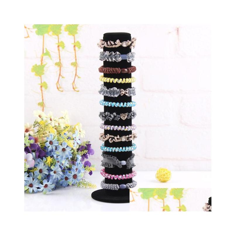 

High Quality Black Hairband Stand Headband Holder Jewelry Accessories Display Hairclip Shelf Hairpin Rack Jewelry Showcase 0Ymy5
