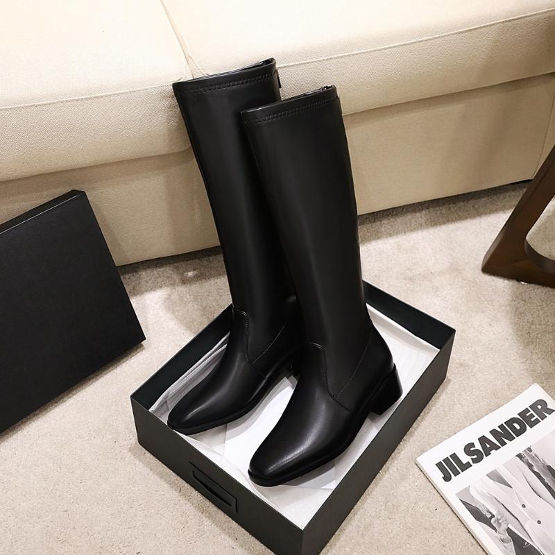 

The new arrival winter women shoes Knee-high boots women boots Motorcycle Female warm sexy snow Size 34-48, Beige