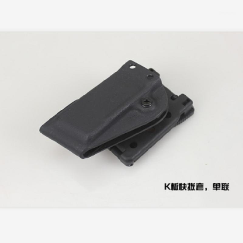 

Tactical waist G series 9mm fast pull-out K-plate Kydex multi-function1, Bk