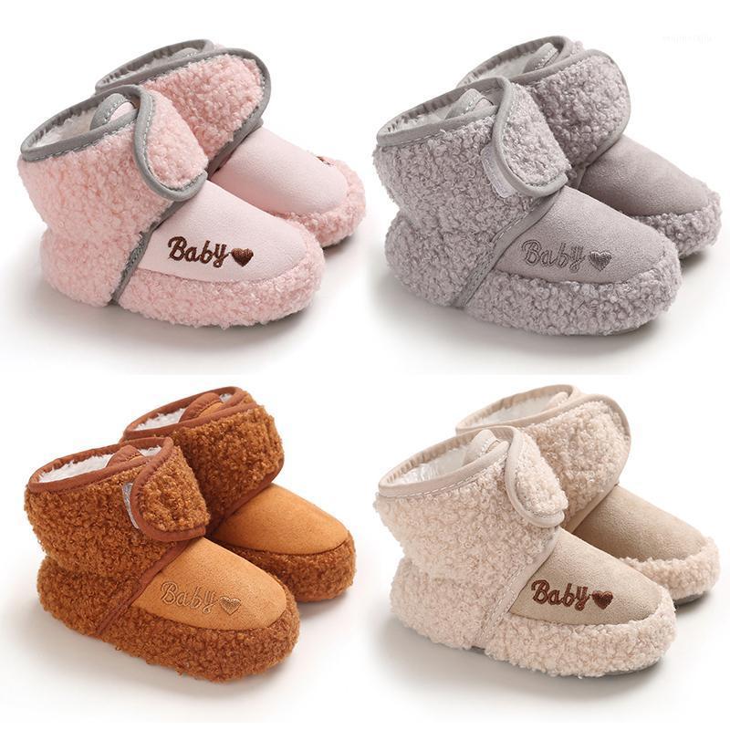 

Baby Winter Warm First Walkers Cotton Baby Shoes Cute Infant Shoes Soft Sole Indoor For -18M Toddler1, 04