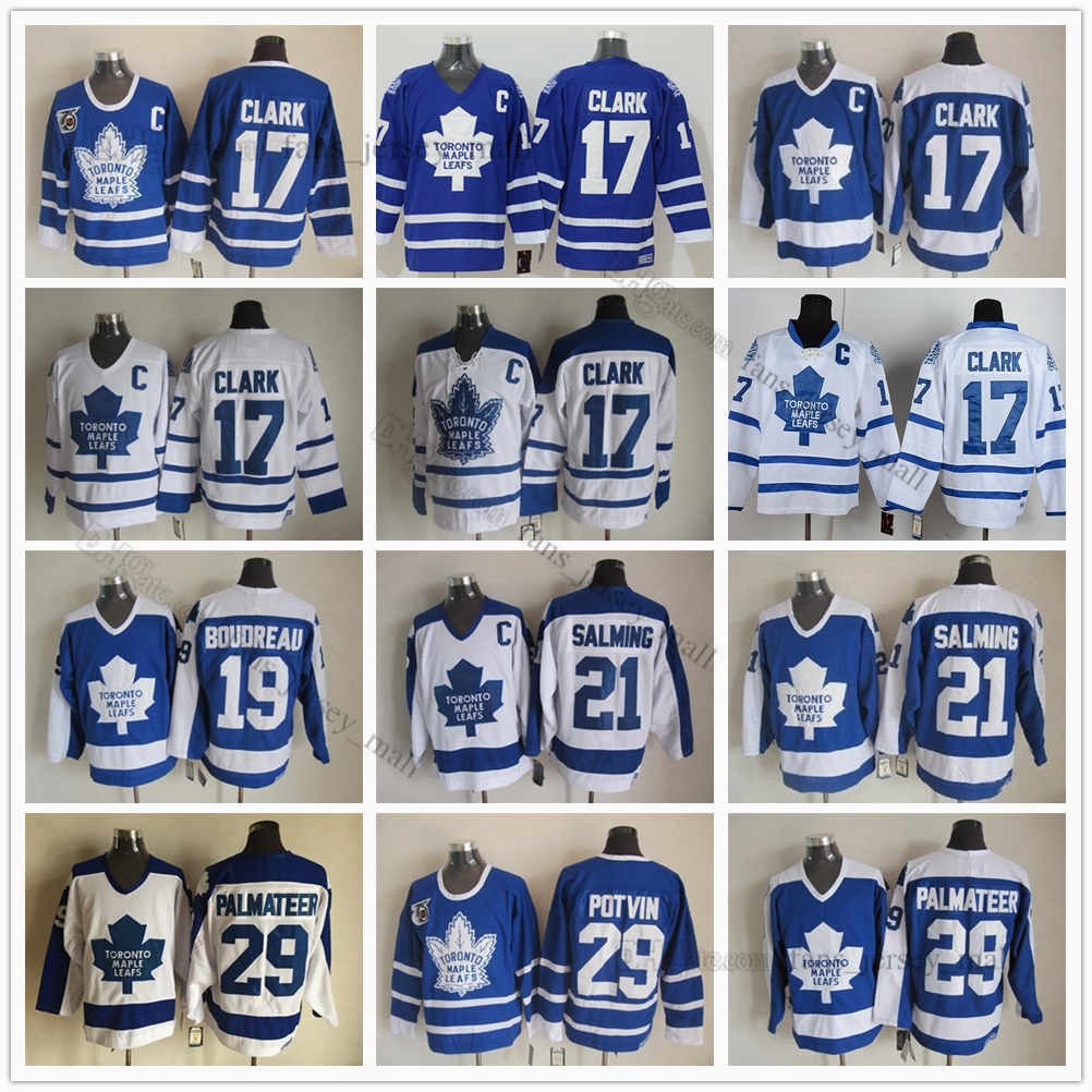 

Vintage CCM Buffalo Sabres Ice Hockey Jerseys 17 Wendel Clark 29 Felix Potvin 22 tiger Williams 19 Bruce Boudreau 21 Borje Salming Jersey, Black;red