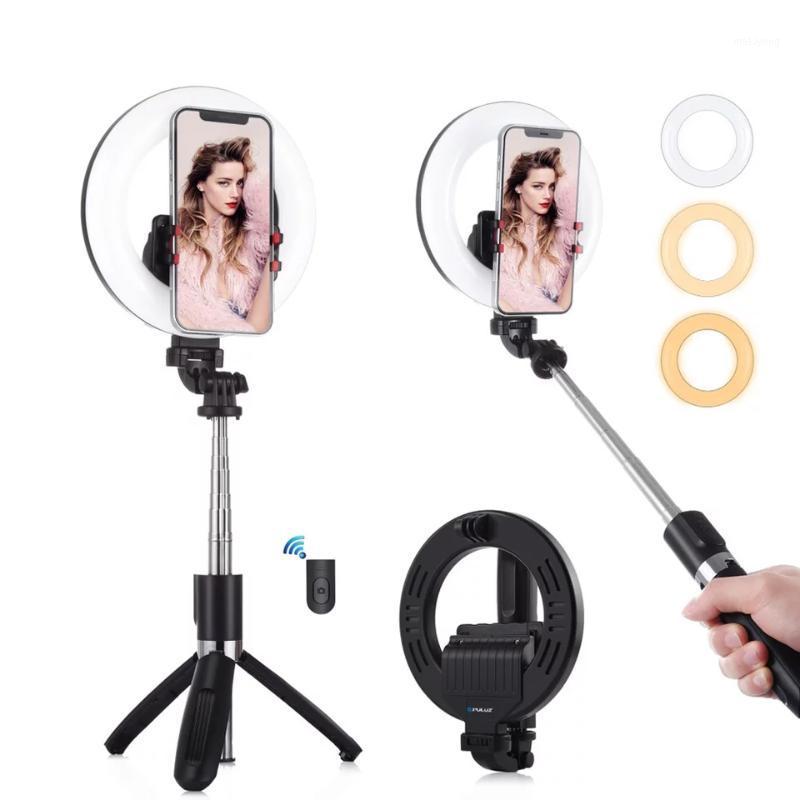 

Bluetooth Selfie Stick Ring LED Selfie Light with Tripod Mount Smartphone Filling Light Kit for Tiktok Youtube Video1