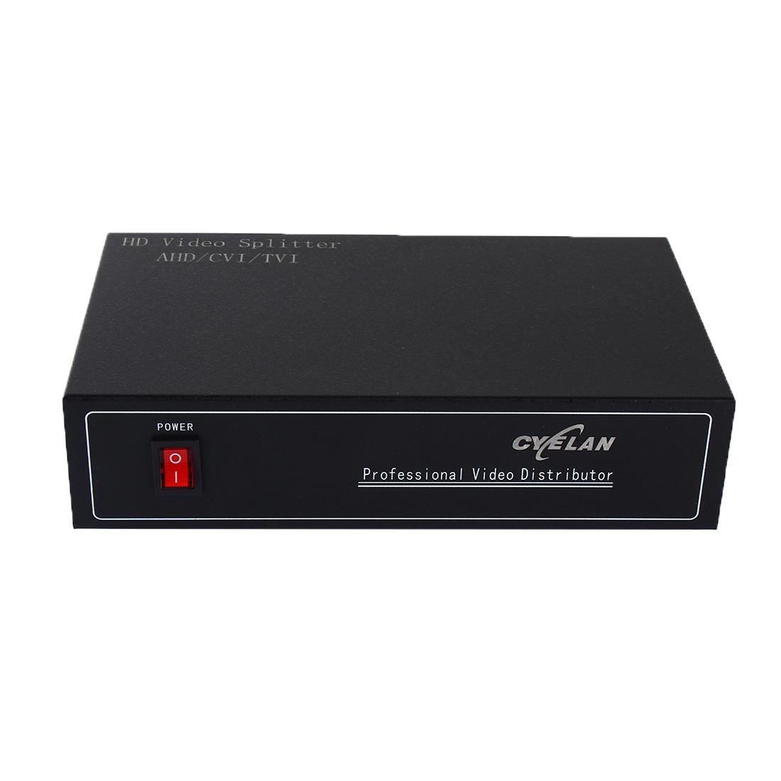 

Coaxial AHD CVI TVI 1 into 8 Video Signal Splitter