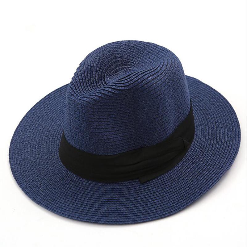 

Fisherman hat large brim shaped sun hat small pepper the same style sun three fold Panama, White