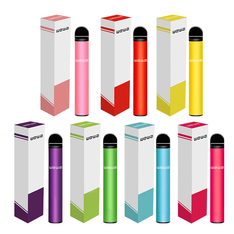 

WEWA W16 Disposable Vape Pod Electronic Cigarette 1200+ Puffs Cotton Core Vapor Device 550mAh Battery Vaping Kit Stainless Steel e Cigs