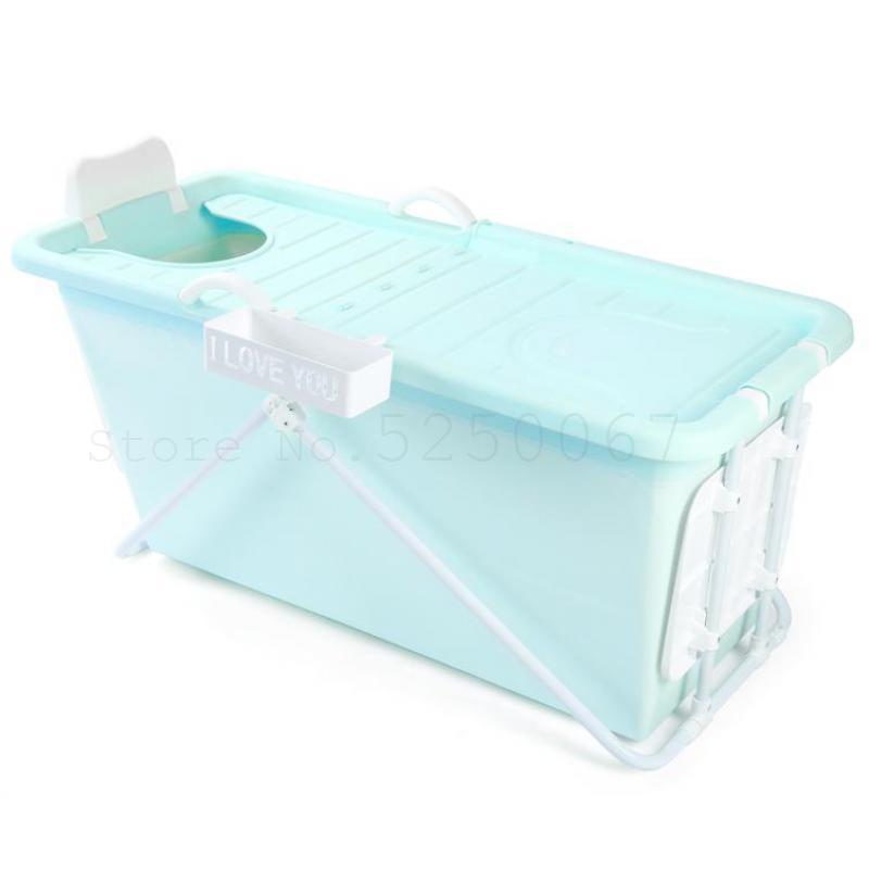 

Bath Barrel Adults Can Fold Adult Bath Barrel Household Tub Plastic Bathtub Thickening Whole Body