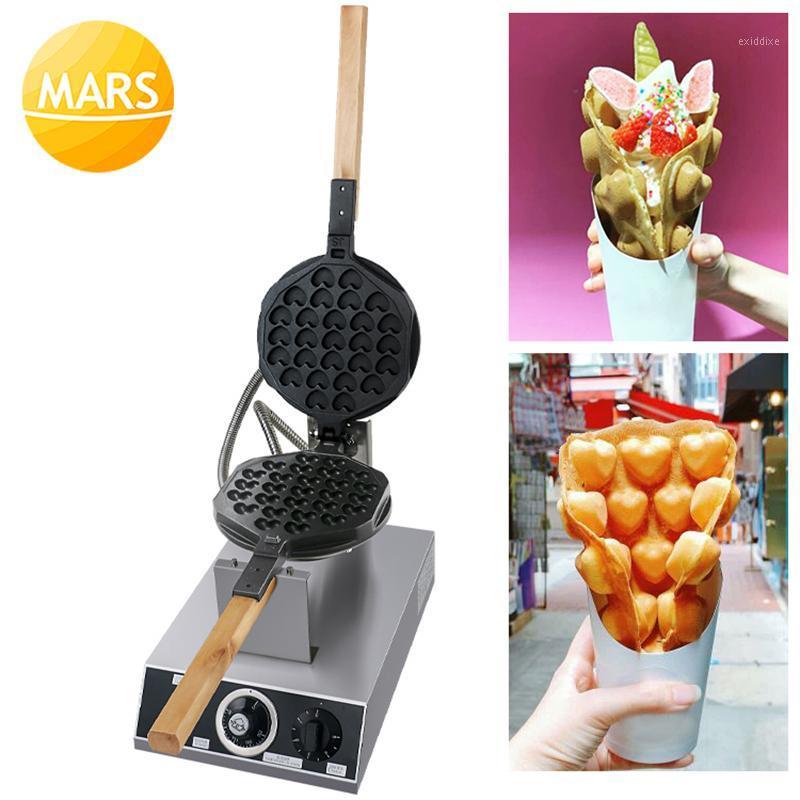 

Ice Cream Egg Waffle Maker Heart-shaped Eggettes Puff Iron Baker 110V 220V Bubble Waffle Cone Maker Hong Kong Egg Machine1