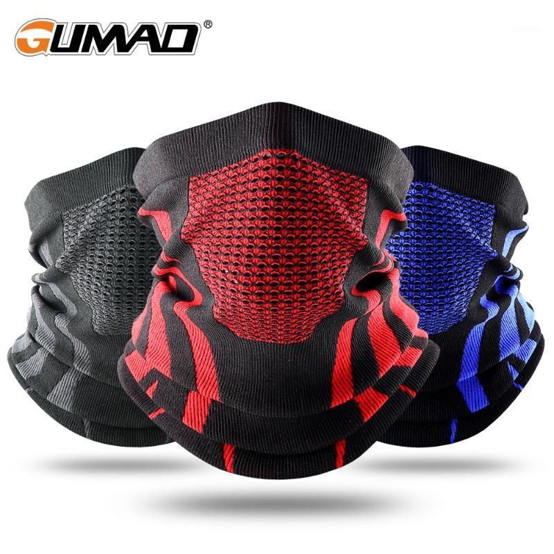 

Thermal Ski Mask Printed Face Cover Breathable Bandana Neck Warmer Gaiter Hiking Tube Scarf Sport Cycling Women Men Masks Winter1, Black red