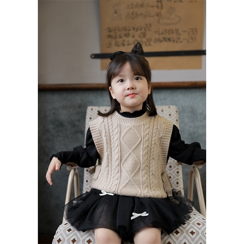 

spring and autumn new children sweater vests baby girl Korea vest outside kids Waistcoats 201106, See chart