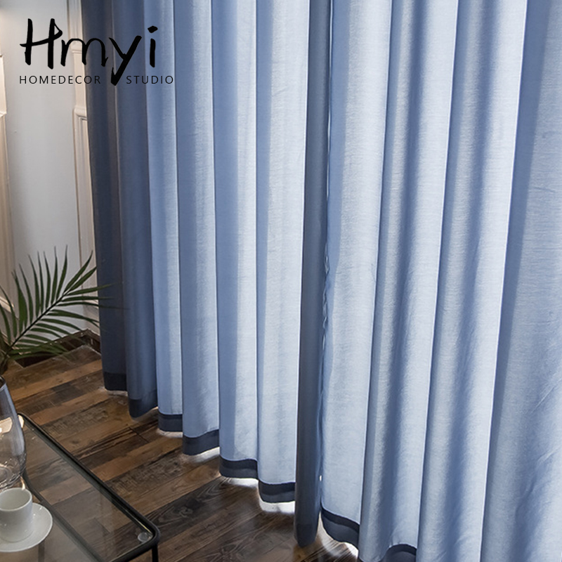

Modern Solid Tulle Curtains For Living Room Luxury Bedroom Thick Voile Curtains Decoration Window Blue Sheer, Yellow tulle curtain