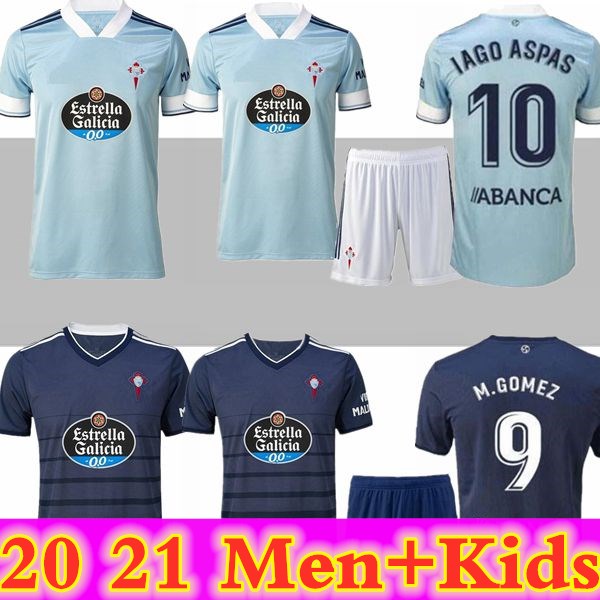 

Man And Kids 2020 2021 RC Celta de Vigo Soccer Jersey LOBOTKA IAGO ASPAS SANTL MINA kids Football Shirt SISTO BOUFAL camiseta futbol Kit, Black;yellow