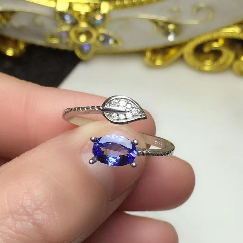 

Anniversary Best Gift Tanzanite Ring Wedding Engagement Rings for Women 925 sterling silver Ring
