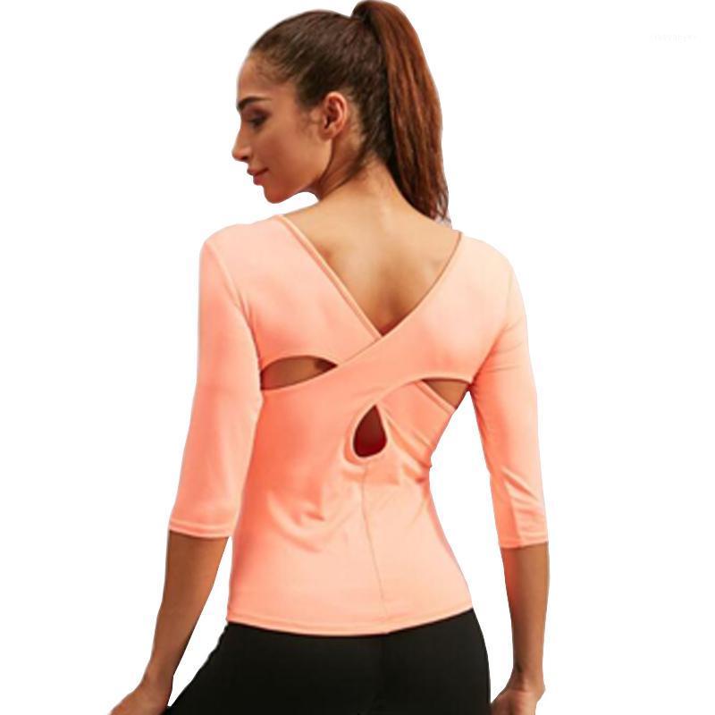 

psvteide Yoga Top Women Sport Jersey Woman Compression TShirt Women's T-Shirt Femme Sports tshirt Gym Women T Shirt Mid Sleeve1, White