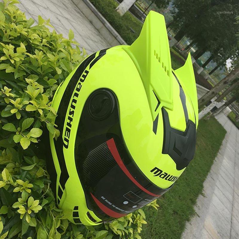 

Newest motocross helmet off road professional rally racing helmets helmet casque casco full face yellow1, As pic