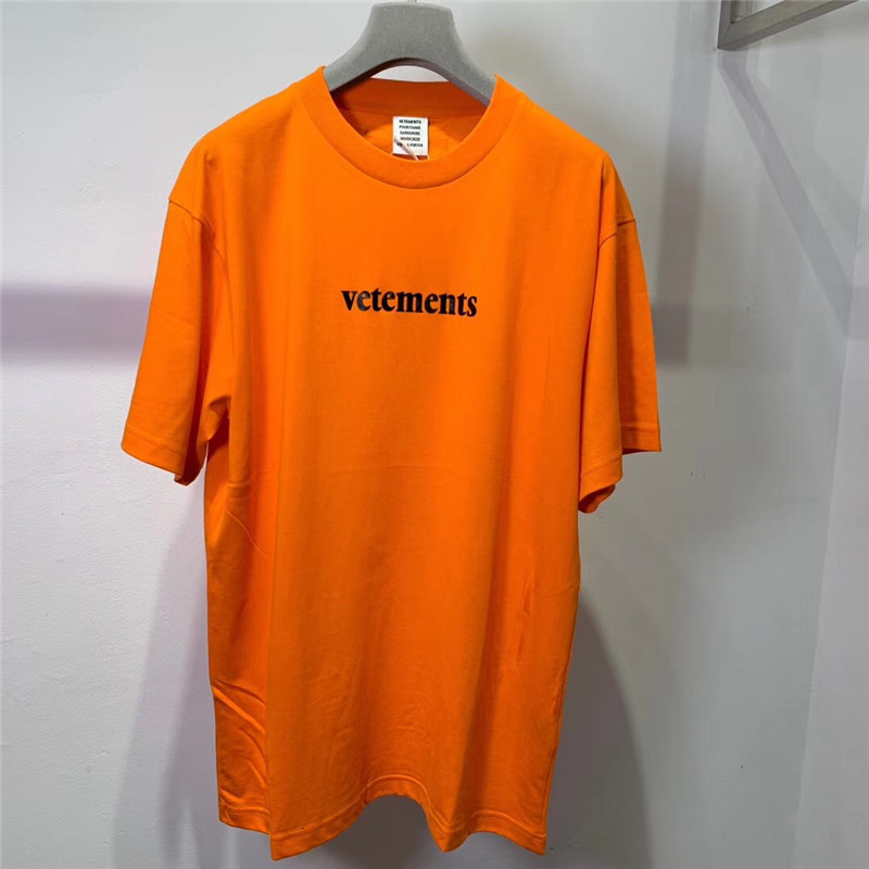 

2021 New Ss Vetements T-shirt Men Women 1:1 High Quality Vtm Postage Label t Shirts Tops Tees 2hb3
