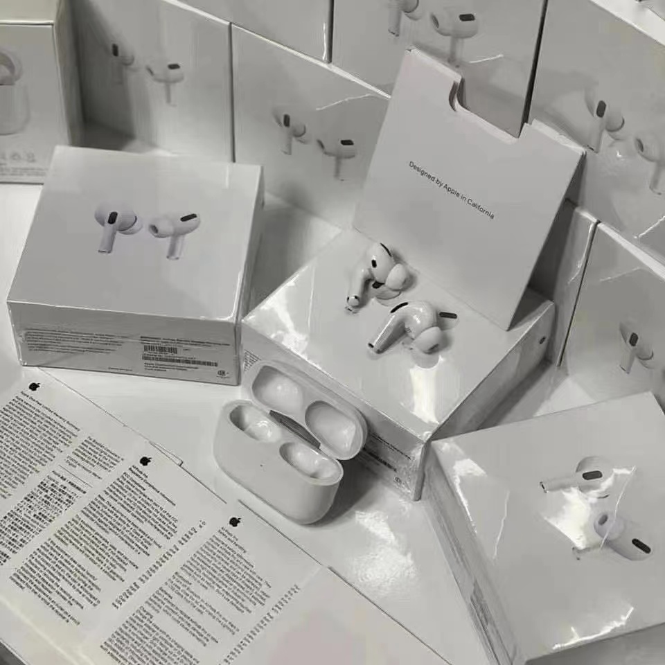 

Top quality New Apple Airpods 3 AirPods Pro Air Pod gen 1 2 3 Wirless Earphones ANC GPS Wireless Charging Bluetooth Headphones In-Ear, White