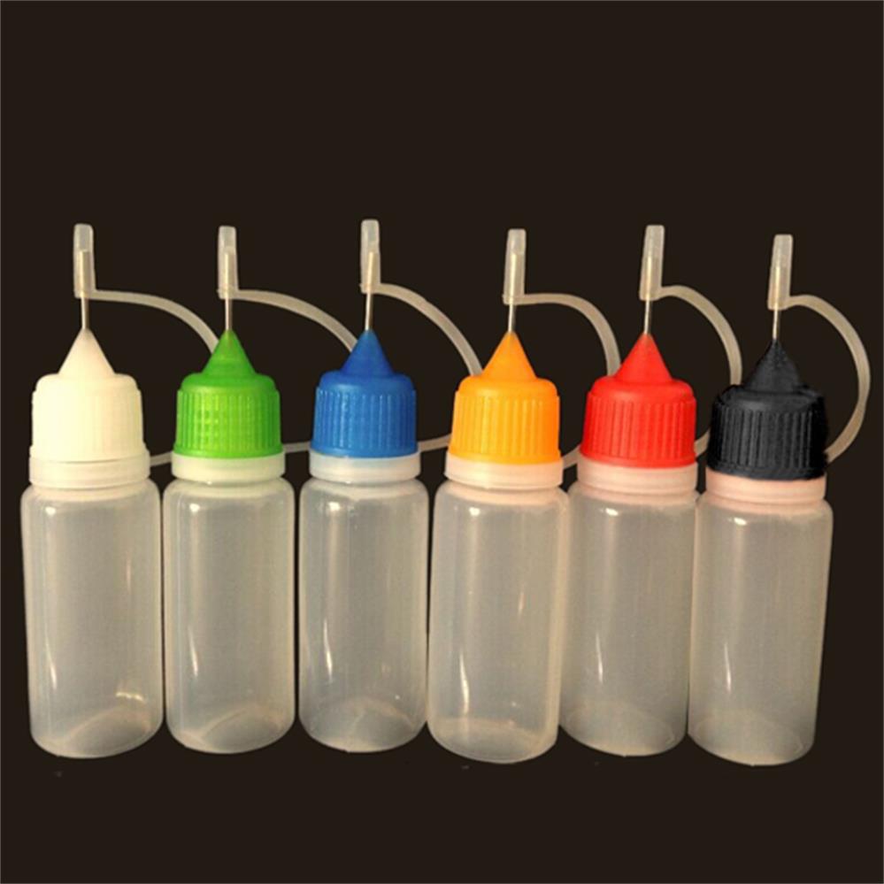 

E-liquid Empty Bottle 3ml 5ml 10ml 15ml 20ml 30ml 50ml Needle Bottle for eGo Series E Cigarettes Plastic Dropper Bottles With Metal Tips