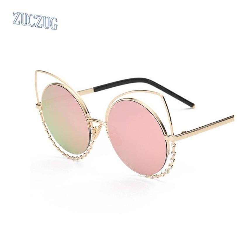 

2020 Fashion Sexy Cat Eye Sunglasses Women Coating Reflective Mirror Diamond Decoration Glasses Female Shades UV400 Oculos
