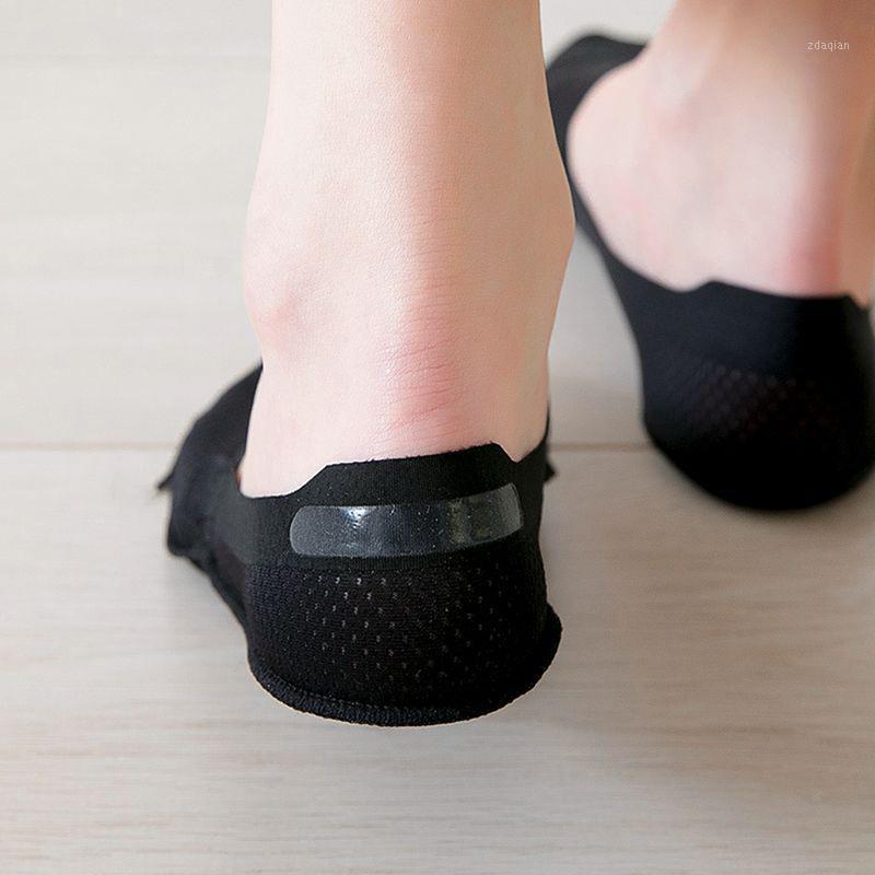 

1 Pair Women Summer Fashion Cotton Casual Short Boat Socks Antiskid Invisible Liner No Show Peds Low Cut Anti skid Ice Stocks1, White
