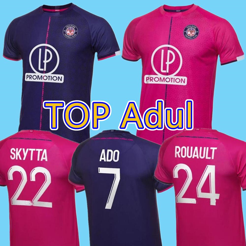 

21-22 Customized Soccer jerseys Toulouse maillot de Thai Quality local online store yakuda best sports Dropshipping Accepted Football wear Soccer Wears, 21-22 home