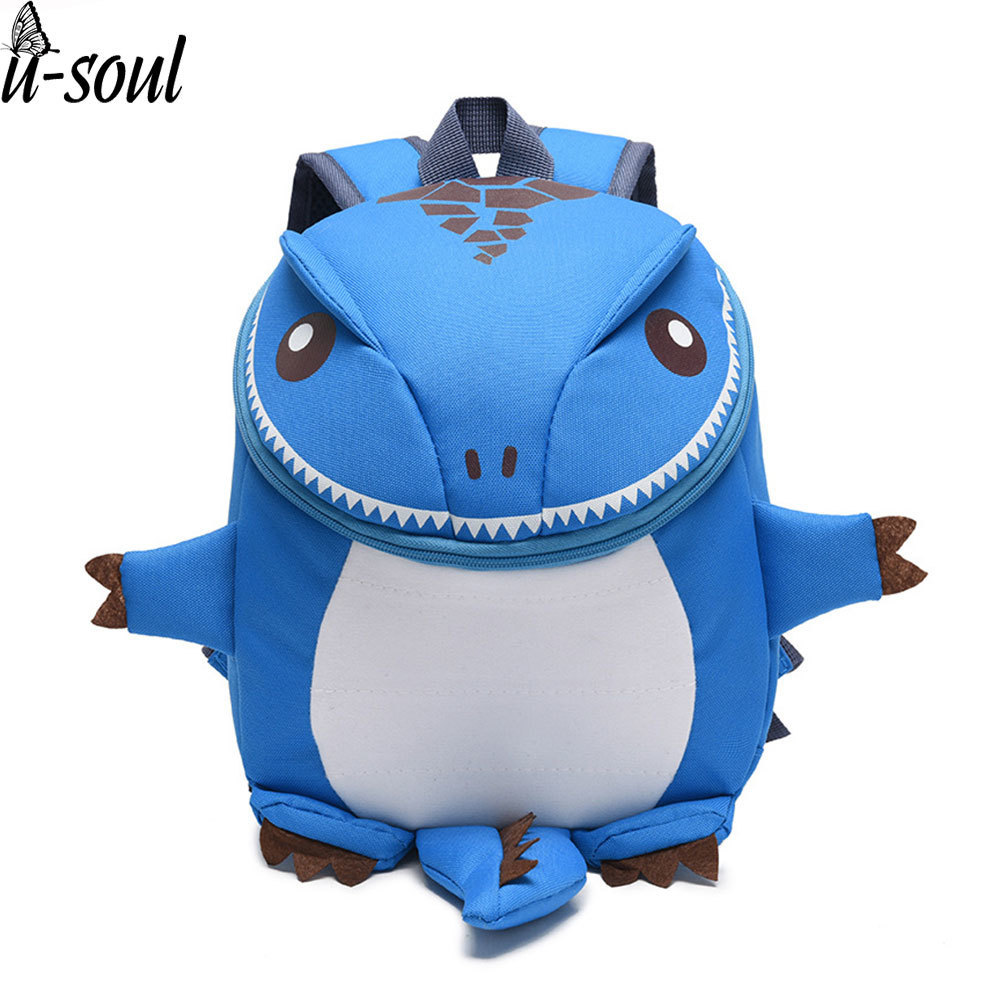 

3D Dinosaur Backpack For Boys Children backpacks kids kindergarten Small SchoolBag Girls Animal School Bags Backpack A2801 201117, Blue kids backpack