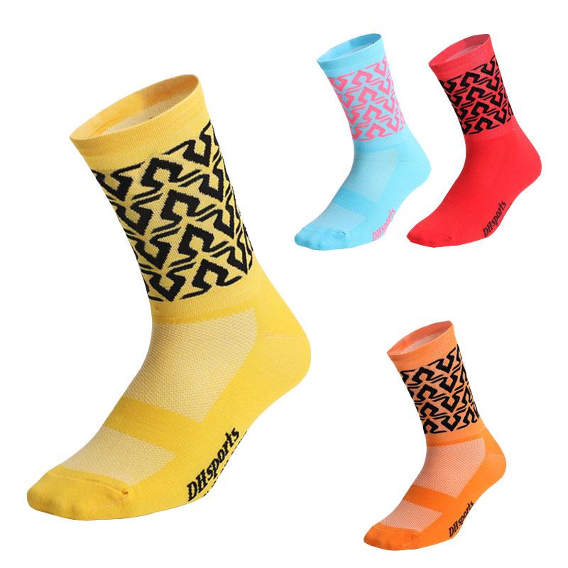 

Cycling Socks Running Hiking Wear-Resistant Breathable Sports Socks Unisex Mid-Calf