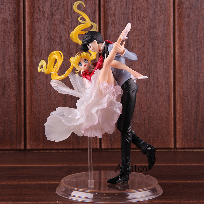 

Figures Chouette Sailor Moon Toys Usagi Tsukino Tuxedo Mask Figure Action Mask Dance Ver. PVC Collectible Model Toy T200321