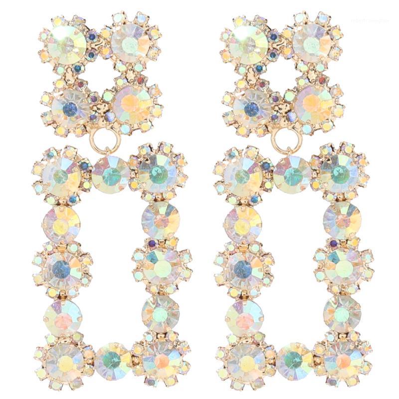 

Dangle & Chandelier Women Square Diamond Earrings Fashion Alloy Simple Style Lady Party Bohemian1