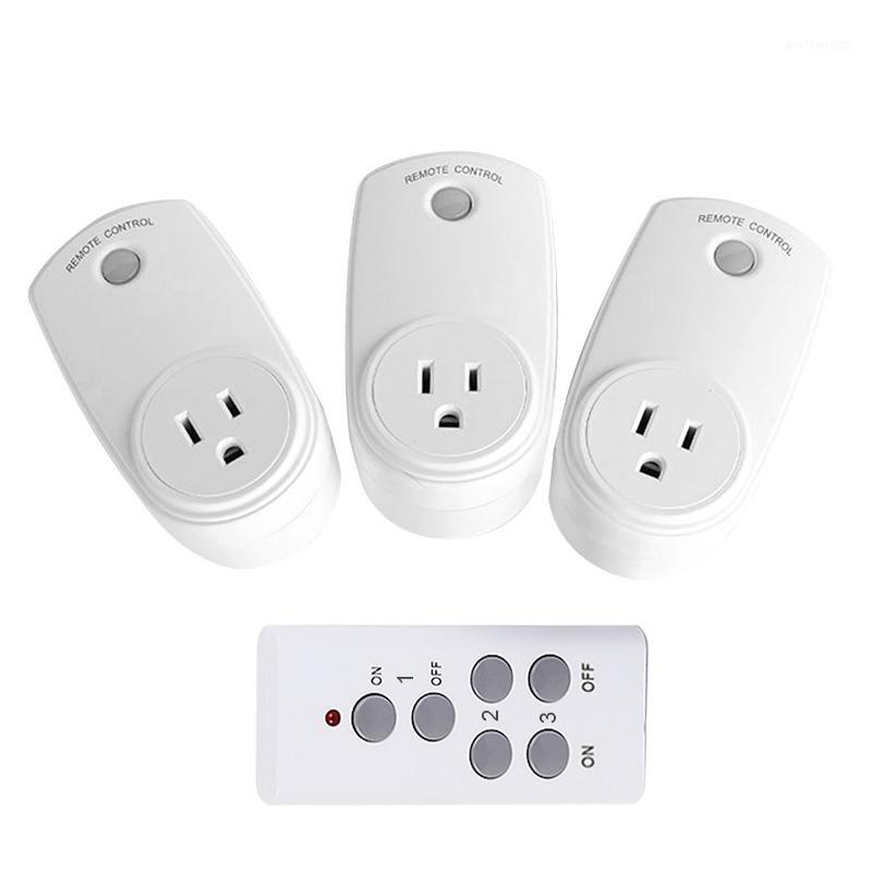

US Plug Socket RF 433mhz Wireless Remote Control AC220V Power Outlet Light Switch Compatible broadlink RM Pro For Smart Home1