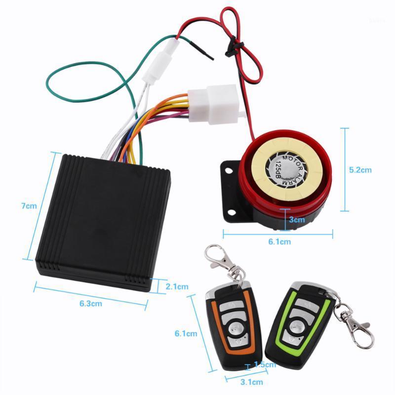 

Universal Motorcycle Alarm System Scooter Start Remote Control Key Fob Anti-theft Security Alarm System Two-way with Engine1