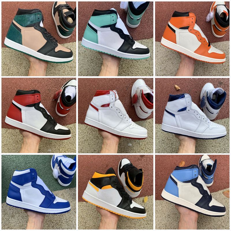 

Size 36-47 13 Sneakers Dark Mocha Jumpman 1 1s Mens Basketball Shoes Travis Scotts Smoke Grey Obsidian UNC Mushroom Sports Trainers, As photo 5