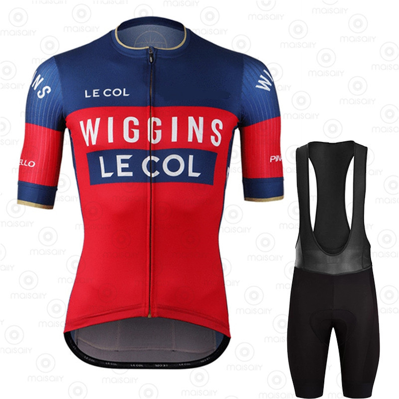 

Le col 2019 Men Cycling Set Cycling Jersey Set Road Bicycle Wear Breathable Anti-UV MTB Bike Clothes Cycling Clothing Triathlon C0123, Gray