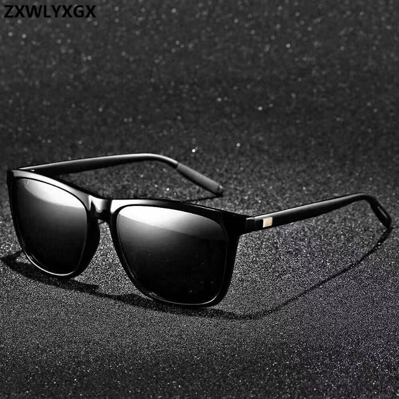 

ZXRCYYL Brand Unisex Retro Aluminum+TR90 Sunglasses Polarized Lens Vintage Eyewear Sun Glasses Men/Women