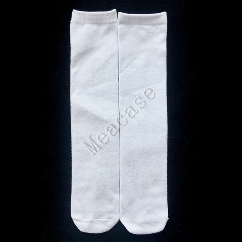 

Sublimation White Socks Thermal Transfer White Blank Double-sided Printed Stockings 15cm 20cm 24cm 30cm 40cm Unisex Sports Socks F102305