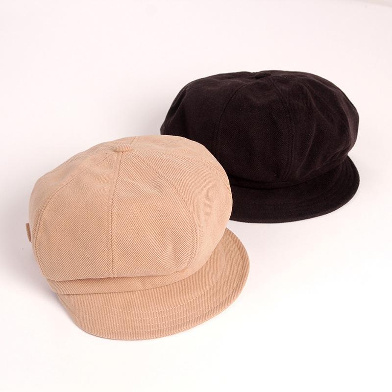 

Corduroy Octagonal Hat Female Autumn Winter Hat Beret Czapka Chapeu Feminino Cappello Donna Casquette Femme Women