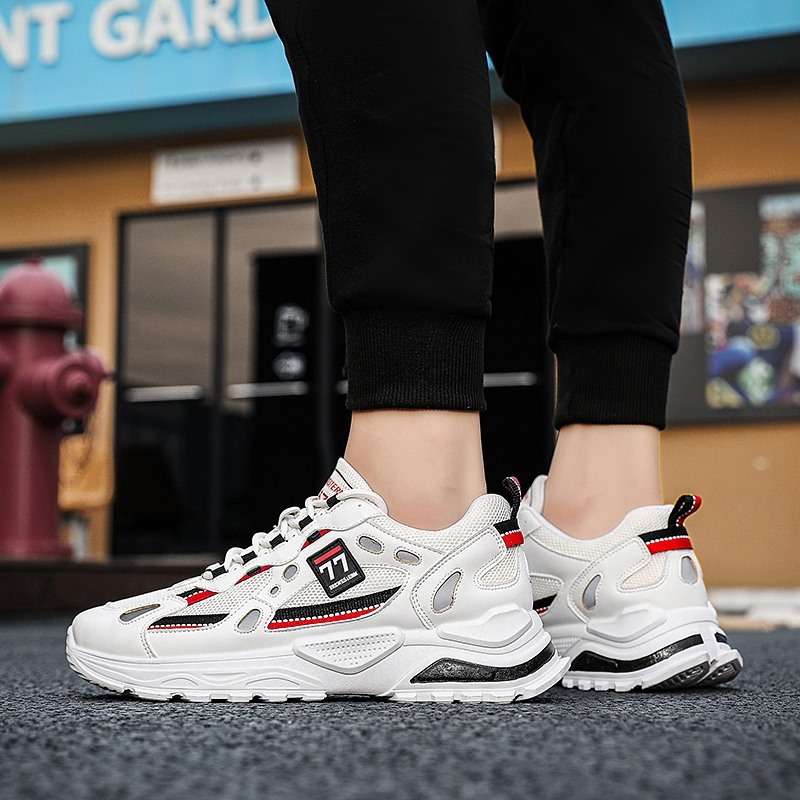 

Men Fashion Casual Shoes 2020 Trending Breathable Walking Sneakers Tenis Masculino Lightweight Zapatillas Deportivas Hombre, Red