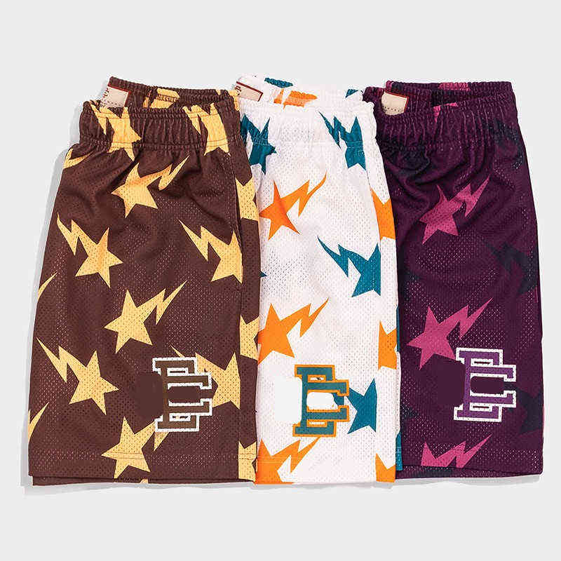 

Ee Basic Shorts York City Skyline Fitness Brand Sweatpants Short Men's Summer Gym Workout Mesh Breathable Casual Basketball Pants