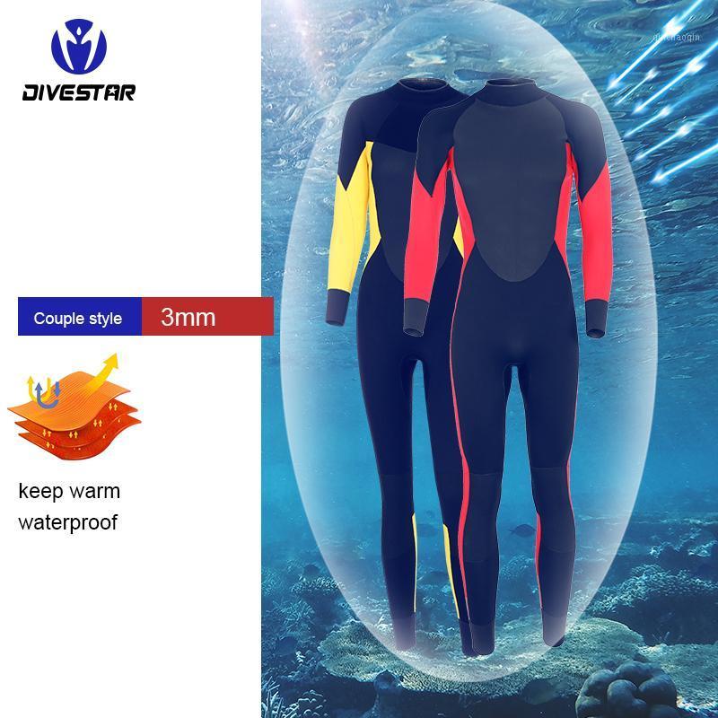 

DIVESTAR woman 3mm neoprene scuba diving snorkelling wetsuit warm and safety1