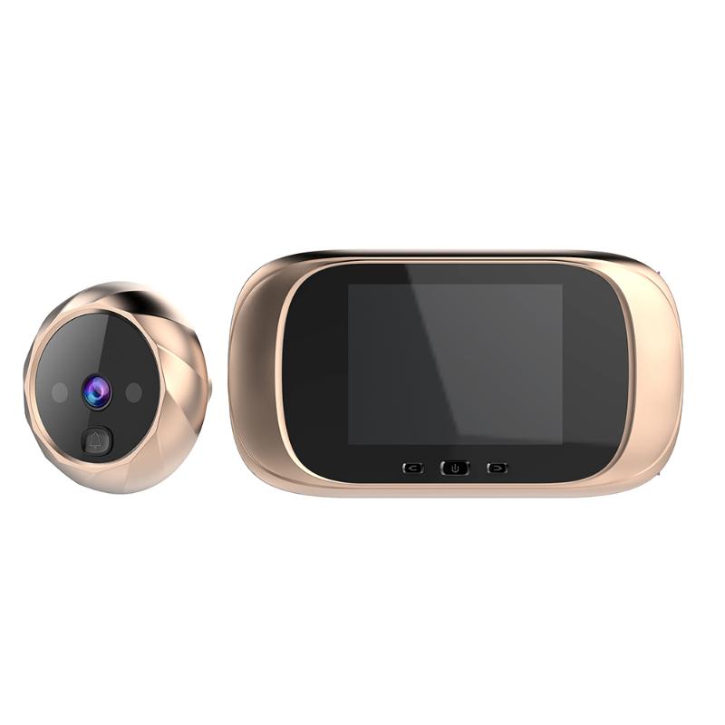 

2.8 inch Digital Doorbell 90 Degree LCD Screen Door Eye Doorbell Electronic Peephole Door 0.3MP Camera Viewer Outdoor Bell