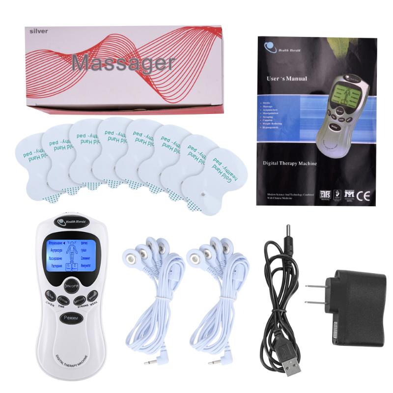 

Electric TENS Massager Digital Body Healthy Massage Device Meridian Therapy Massager Machine Muscle Massageador Acupuncture