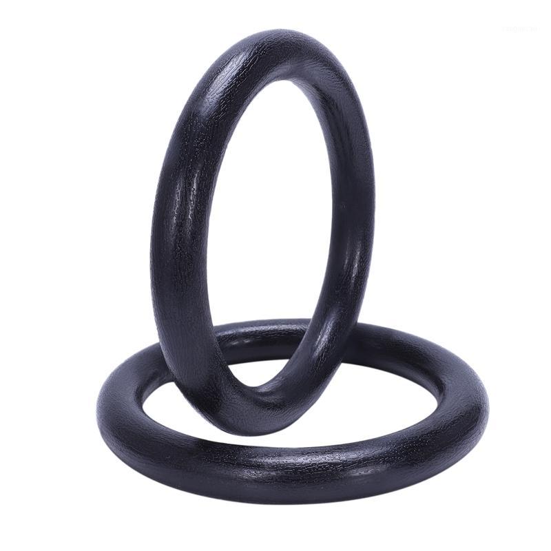

2 Pcs Abs Plastic 23Cm Sports Fitness Gymnastics Ring Gym Sports Pull Ring Household Rings Fitness Equipment1