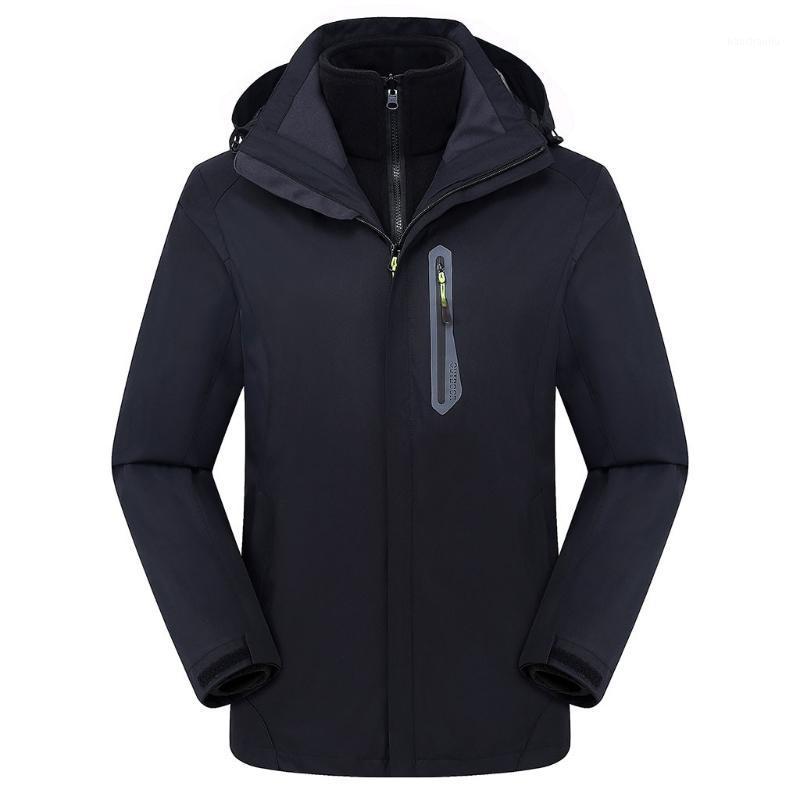 

SAGACE Multicolor Men winter Breathable Jackets Outdoor Sports Camping Hiking Windbreaker Climbing Male Hooded1, Black