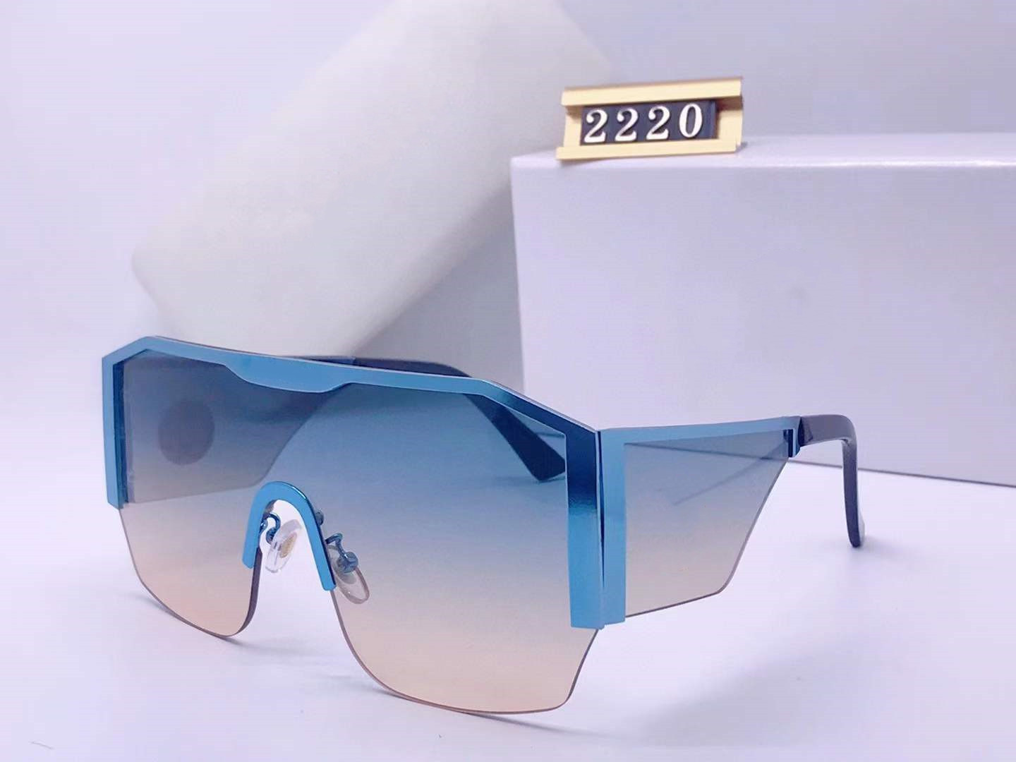 

Fashion- 5188 design sunglasses For women Popular Fashion sunglasses UV protection big connection lens Frameless Top Quality Come, White;black