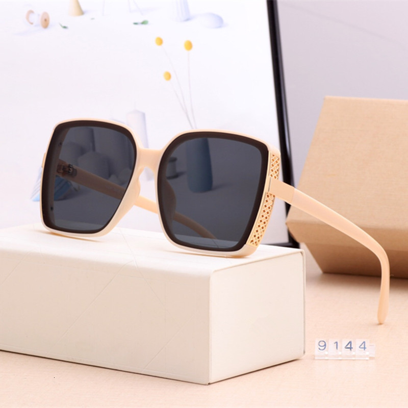 

2021 Oversized Ladies Sunglasses Women Sun Glass Retro Fashion Polarized Shopping Mirror Stacked Frame New Design Glasses Qurp