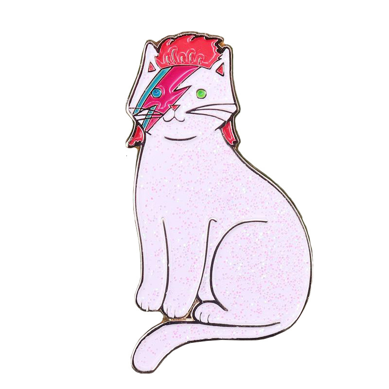 

Cute Animal Soft Enamel Pin Badge, Gray