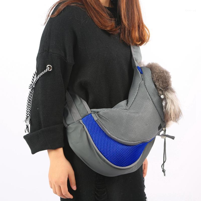 

Outdoor Travel Handbag Pet Puppy Carrier Pouch Mesh Oxford Single Shoulder Bag Sling Mesh Comfort Travel Tote Shoulder Bags New1