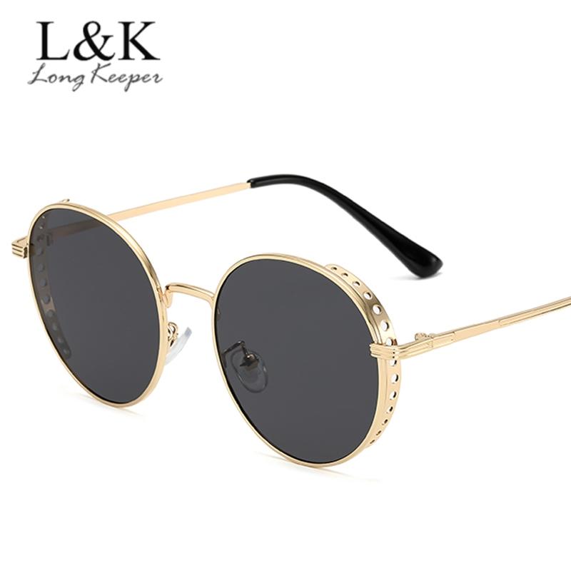 

Fashion Round Steampunk Sunglasses Brand Design Men Women Vintage Punk Sun Glasses UV400 Eyewear High Quality